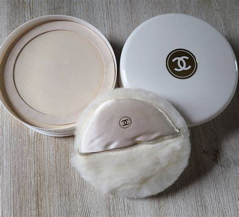 chanel cream powder makeup|Chanel dusting powder with puff.